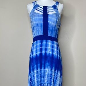 Bebe blue maxi dress size XS